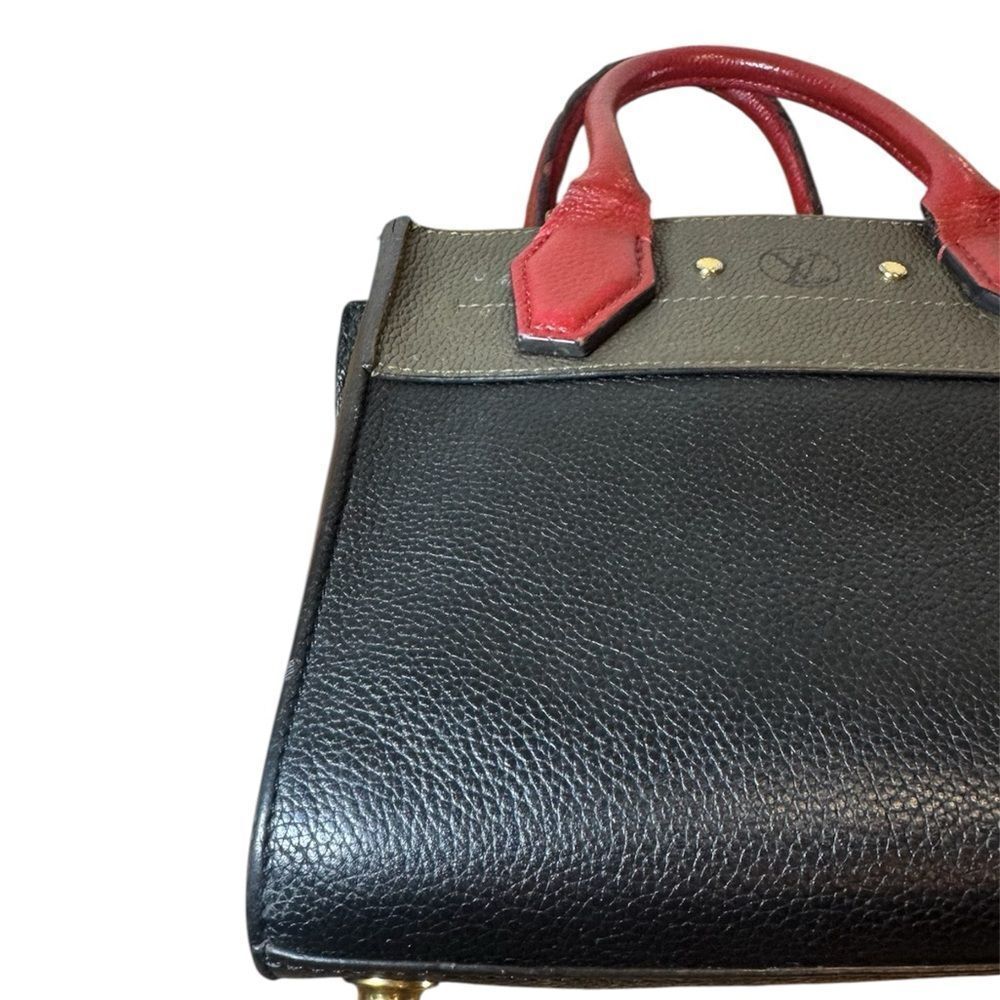 LOUIS VUITTON Tricolor Olive Green Black Red Mini LV City Steamer Bag - Picture 8 of 12